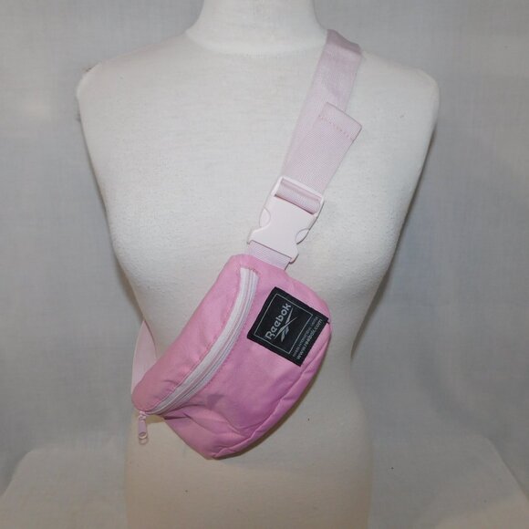 Reebok Pink Fanny Pack Waist Bum Belt Bag Travel Workout - Picture 7 of 7